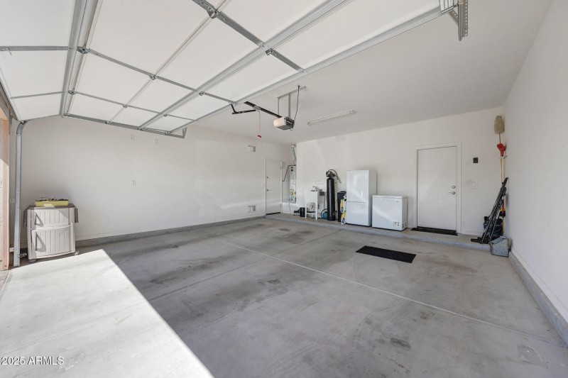 Garage w/ Water Softener & Sink