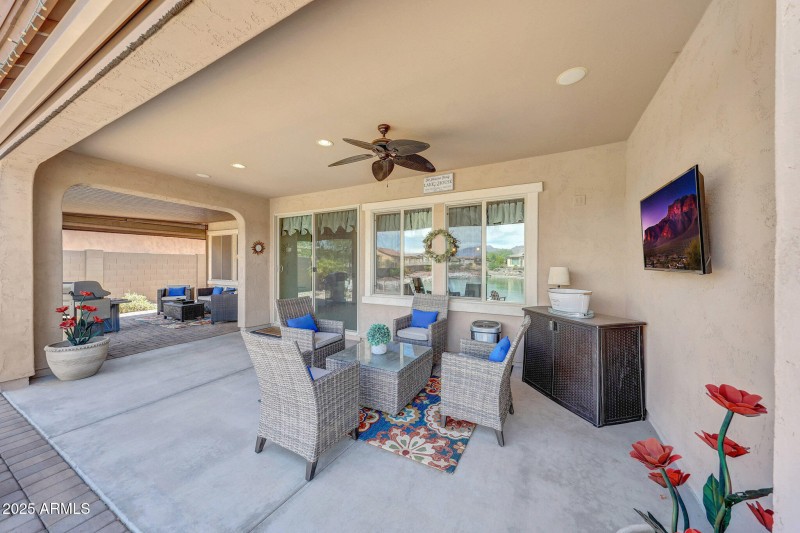 Covered Seating Area