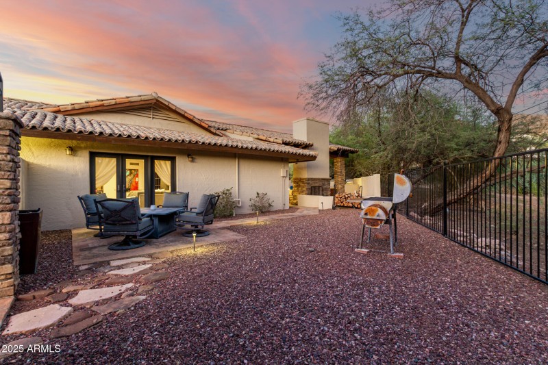 62 - Side Yard Patio Evening