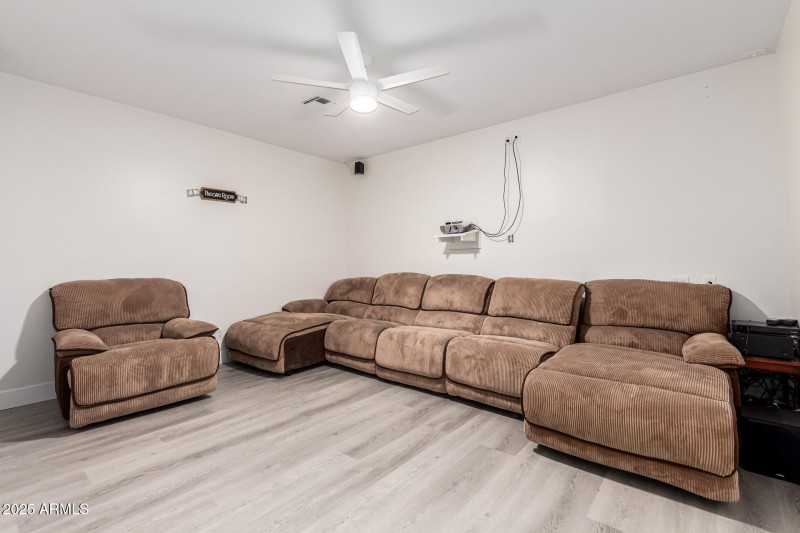 Media Room (Basement)