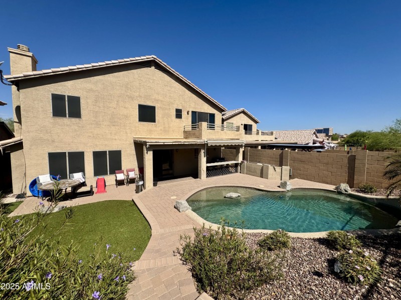 Backyard with Pool and Patio