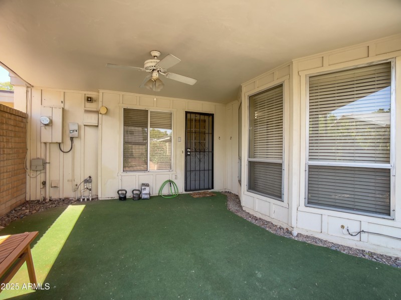 Backyard Patio- Detailed View