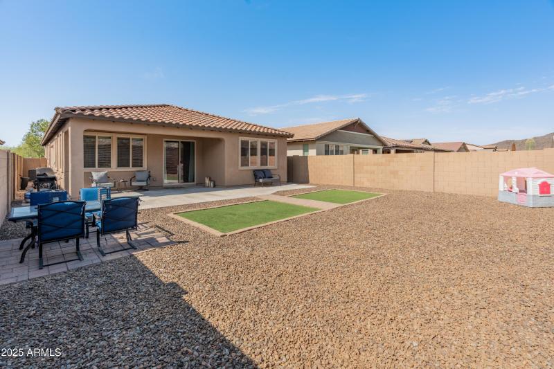 Back of House facing West