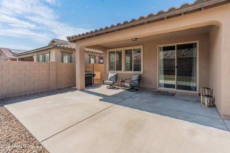 Extended and Covered Patio