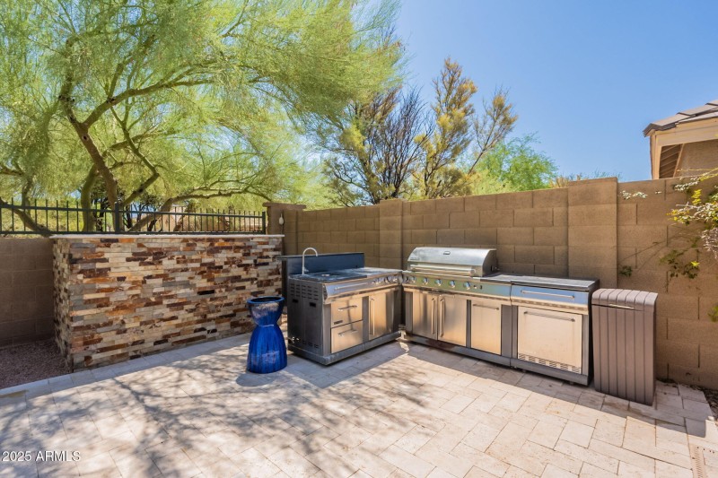 Built-in BBQ