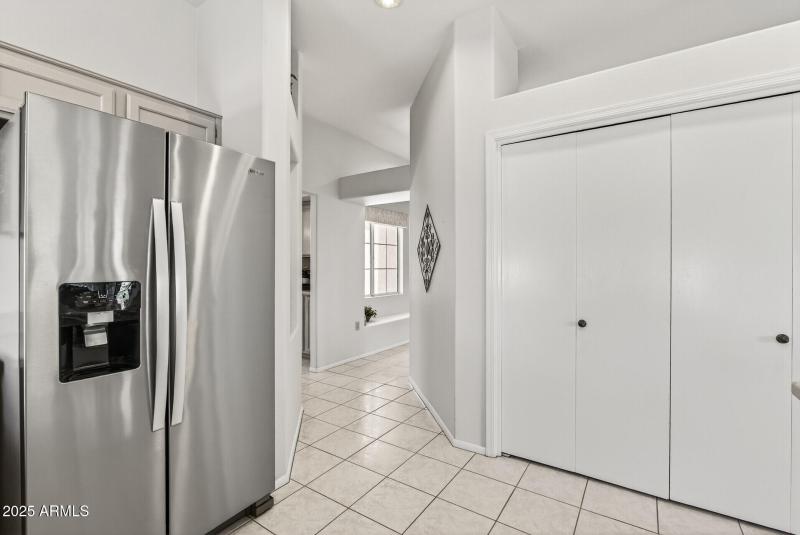 Kitchen toward entrance