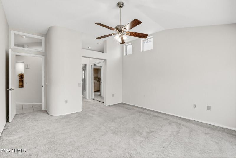 Owner's Suite toward bathroom