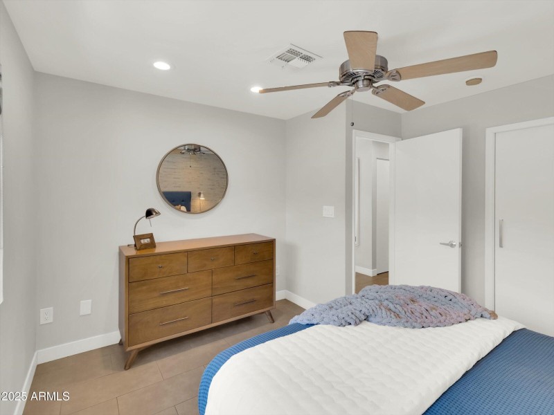 Spacious primary suite