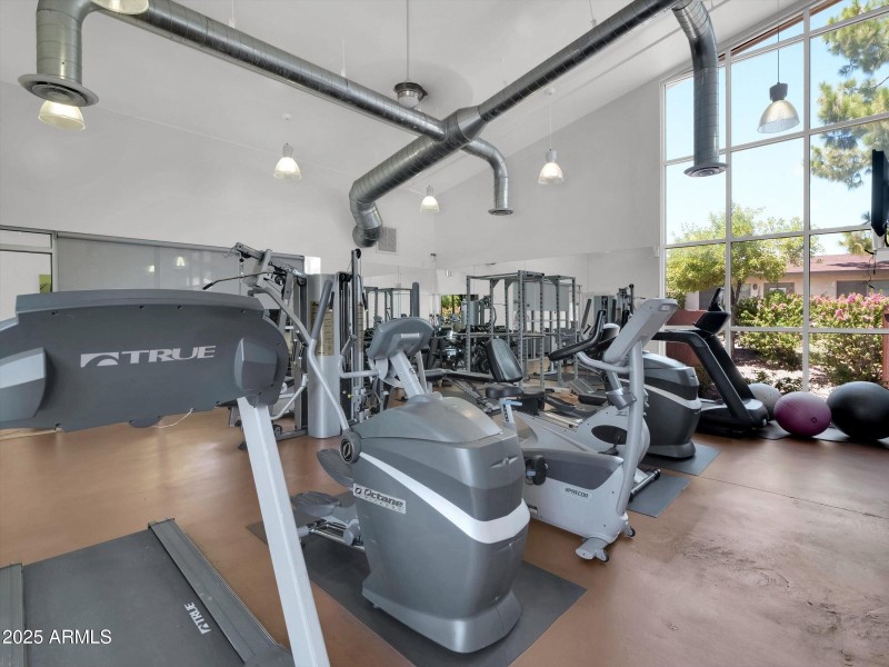 Spacious Community Gym