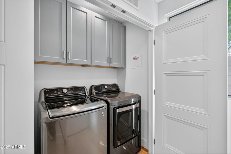 Laundry w/Storage on 1st Level