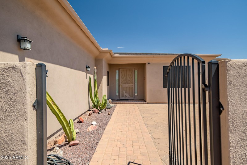 Gated Courtyard Area