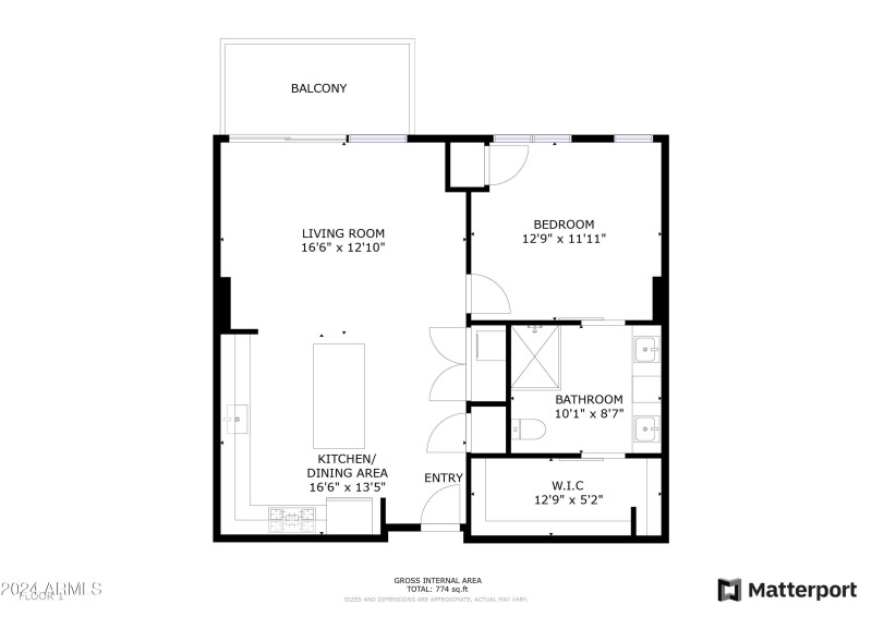 Floorplan - Portland On The Park Unit 71