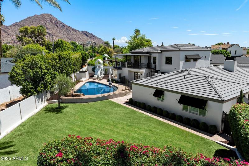 Aerial Backyard View