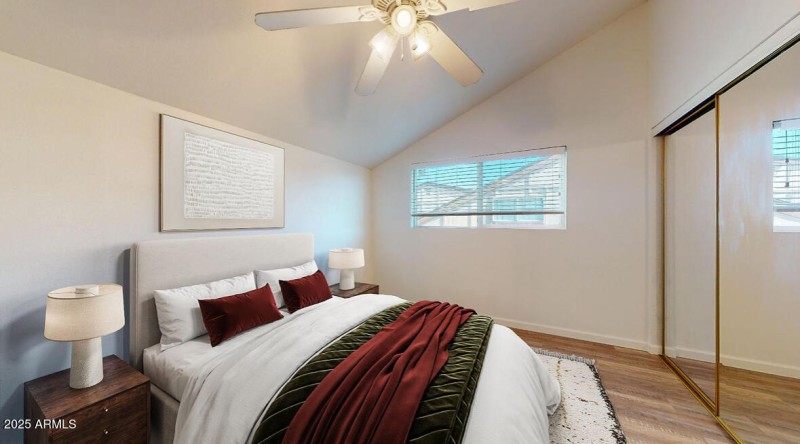 Virtually Staged Second Bedroom