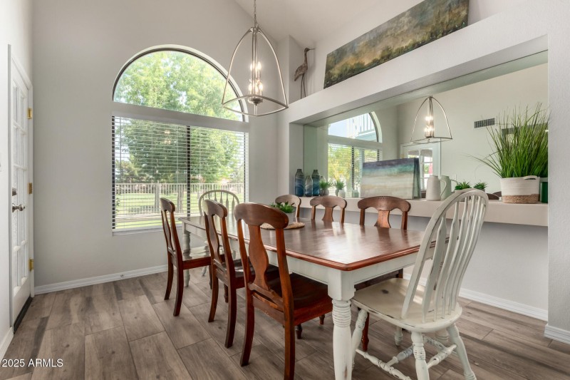 Elegant Dining With Golf Views