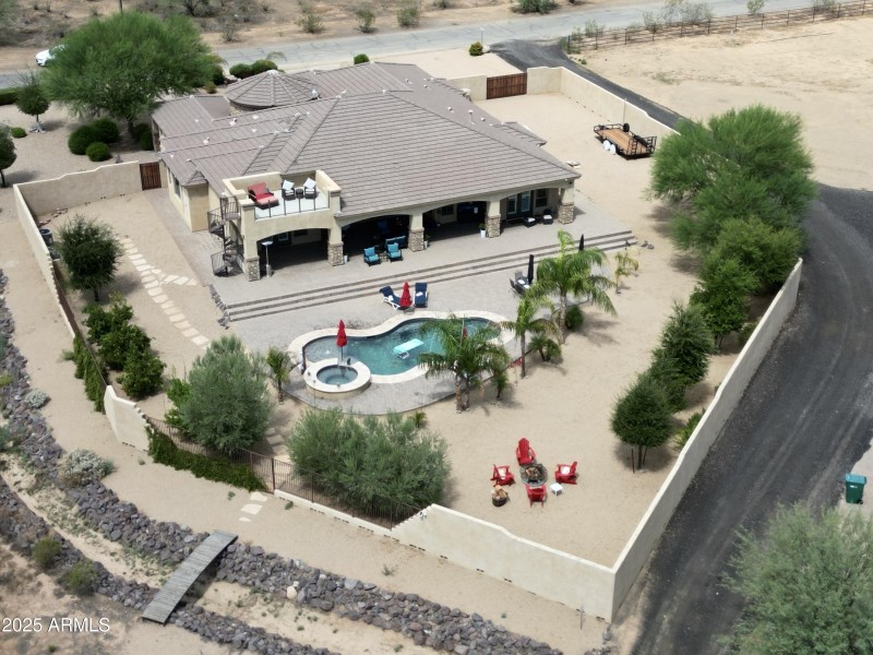 Rear Yard From the East