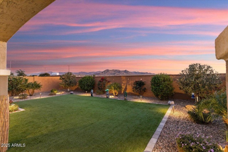 Backyard at Twilight