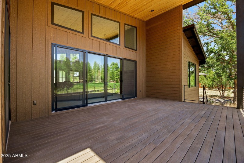 Beautiful covered decking