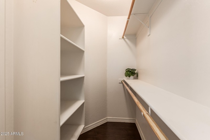 Primary walk in closet