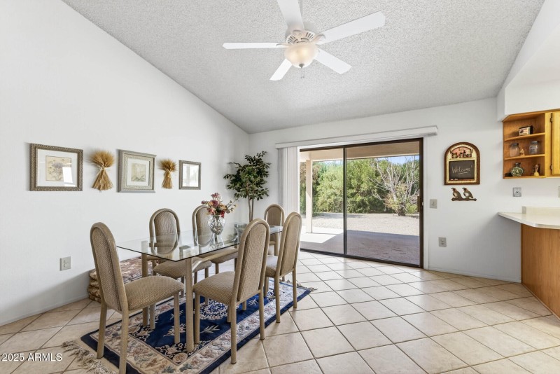 Vaulted Dining Area