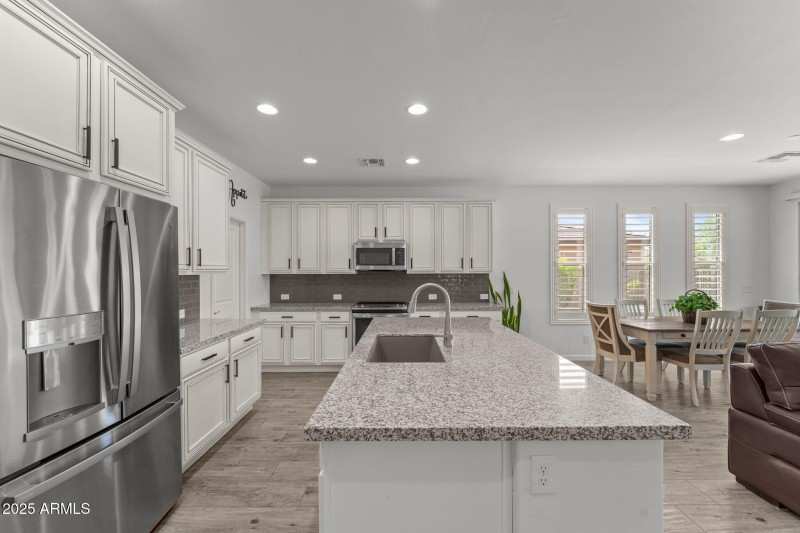 Large kitchen island