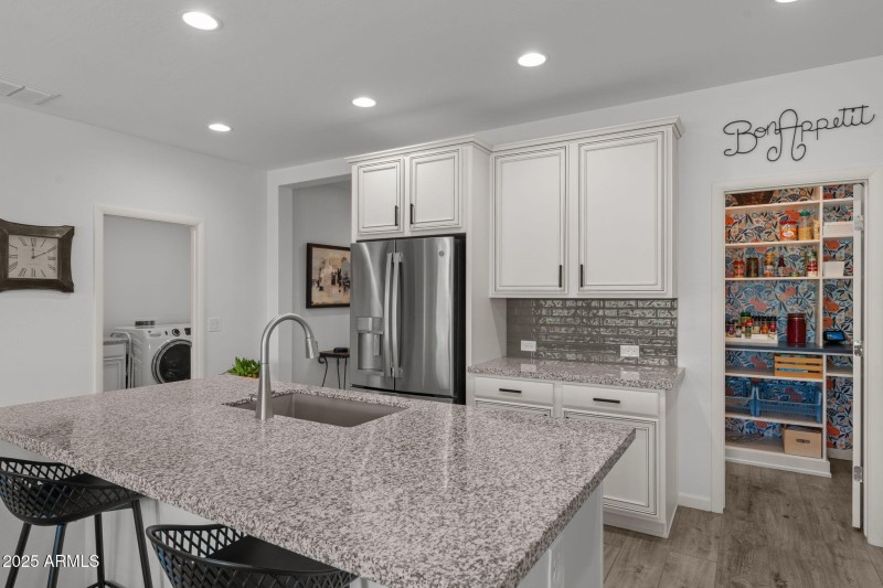 View from dining area