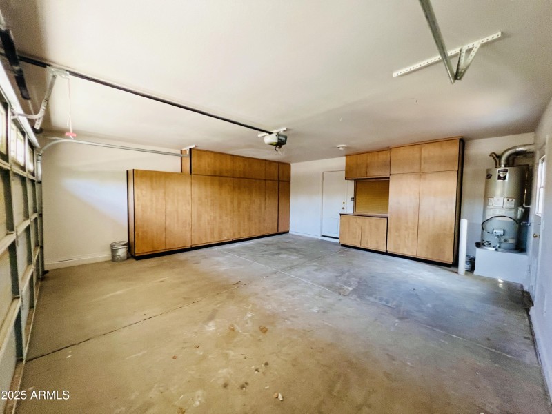 2 Car garage with lots of storage!