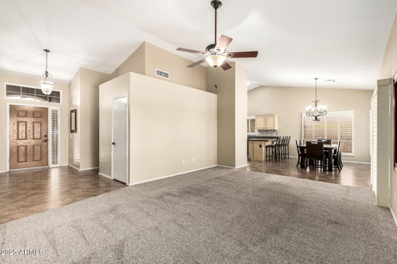 8 Open Living & Dining Rooms