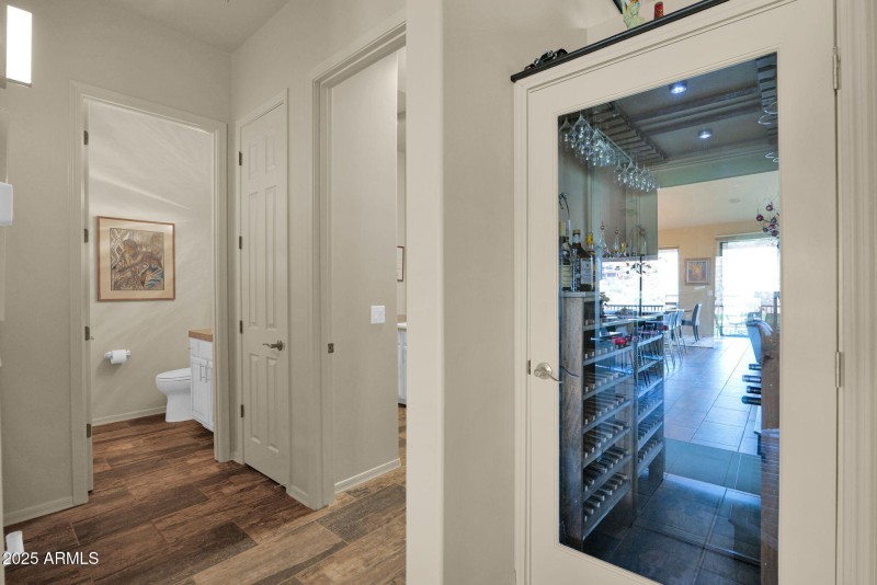 Wine Celler Under Stairs