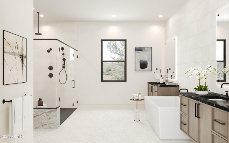 Spa-like Primary Bath
