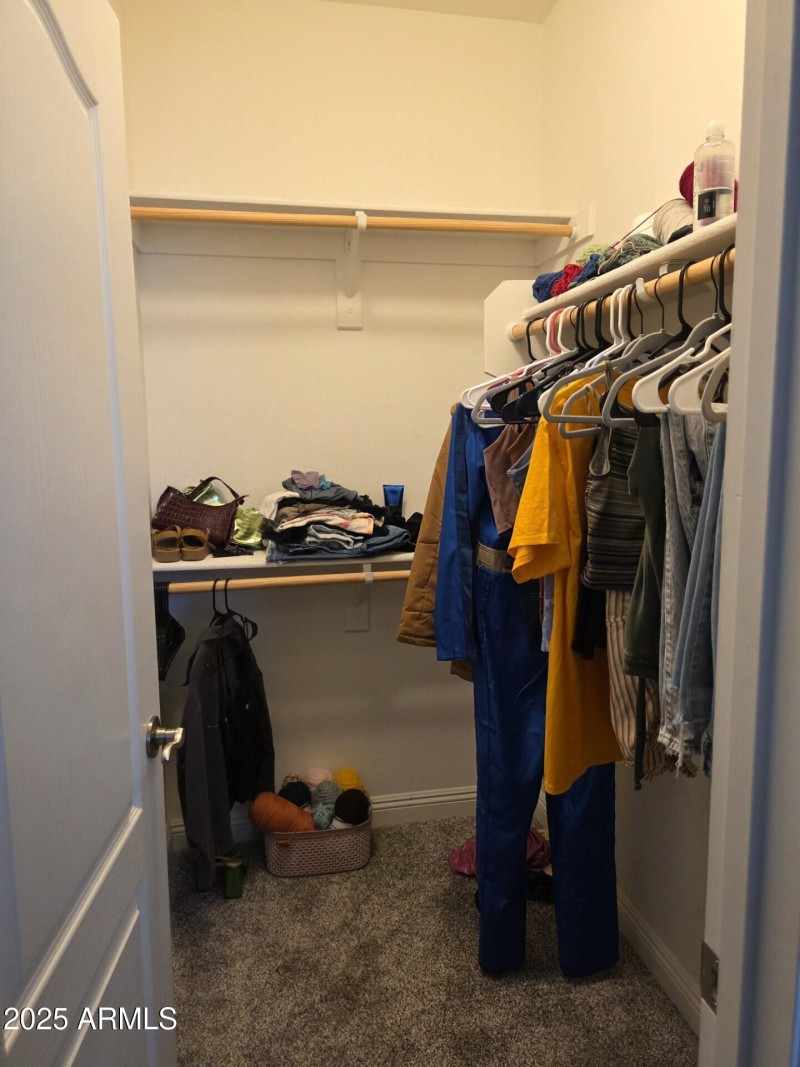 secondary walk in closet
