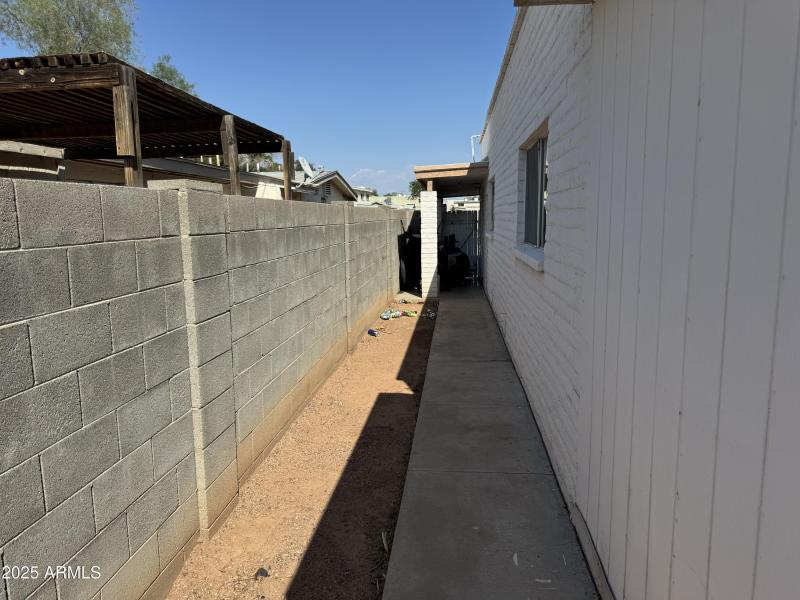 Unit 2 side yard
