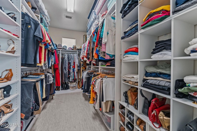 Huge walk in closet