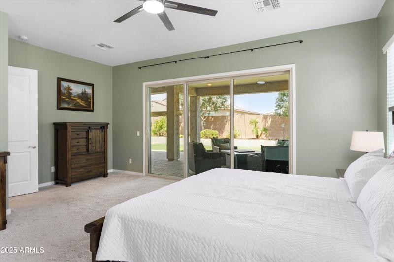 Sliding Doors at Primary Bedroom