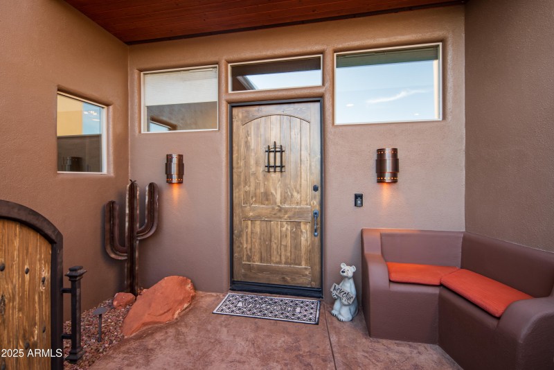 Front Courtyard Gated Entry