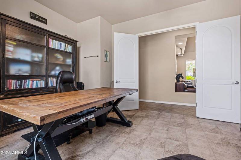 Office with Dbl Door Entry