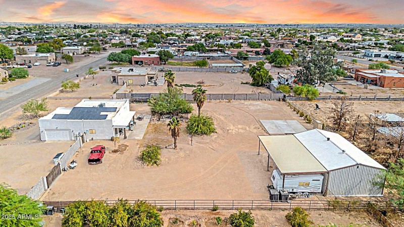Side View Main Home +Outbuilding