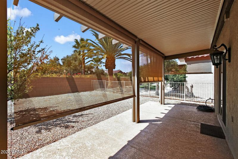 Electronic Sunscreens ont he patio