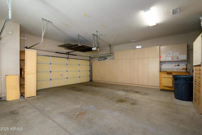 2 Car Extended Garage W Cabinets