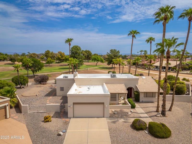 Drone of Front Elevation