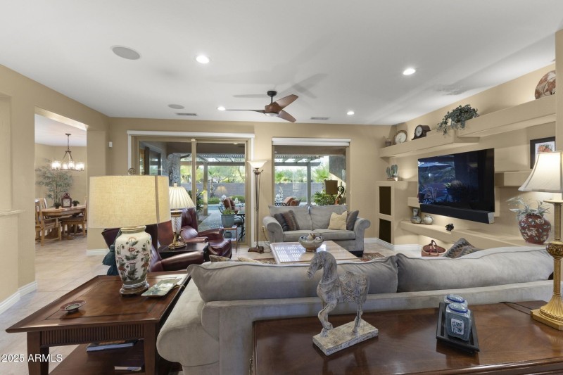 Living Room with Outdoor Flow