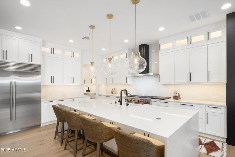 Beautifully lit island