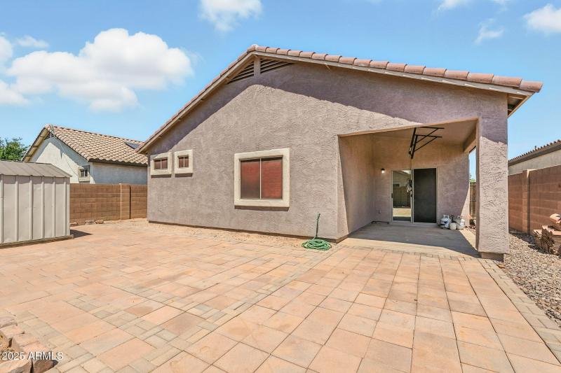 Covered Patio plus large extended patio