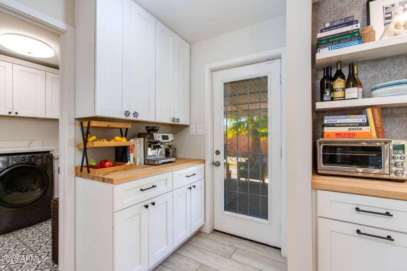 Coffee Bar and Extra Cabinetry