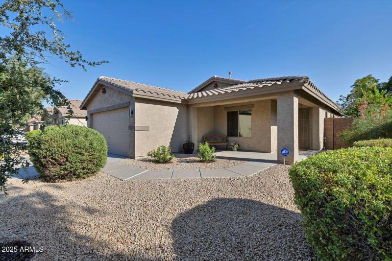 Welcoming front entry