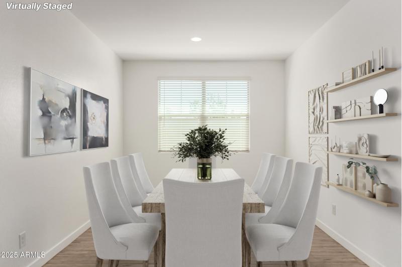 Dining Room or Den Spacedigitally staged