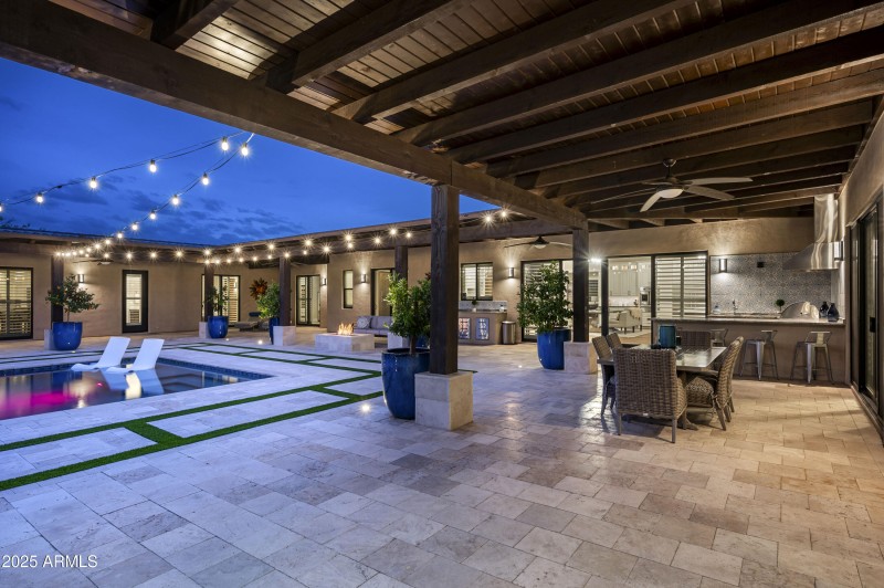 Covered Patio Summer Kitchen