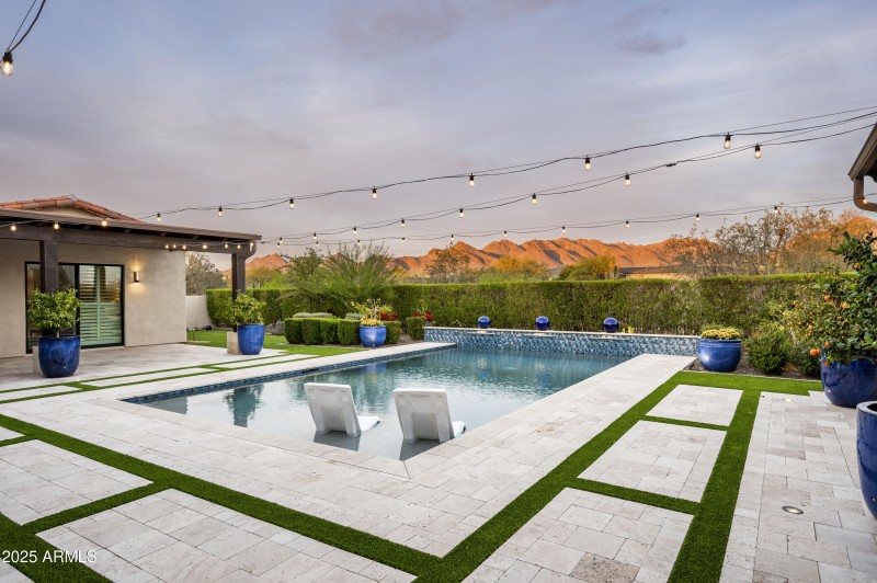 Pool and Mountain Views