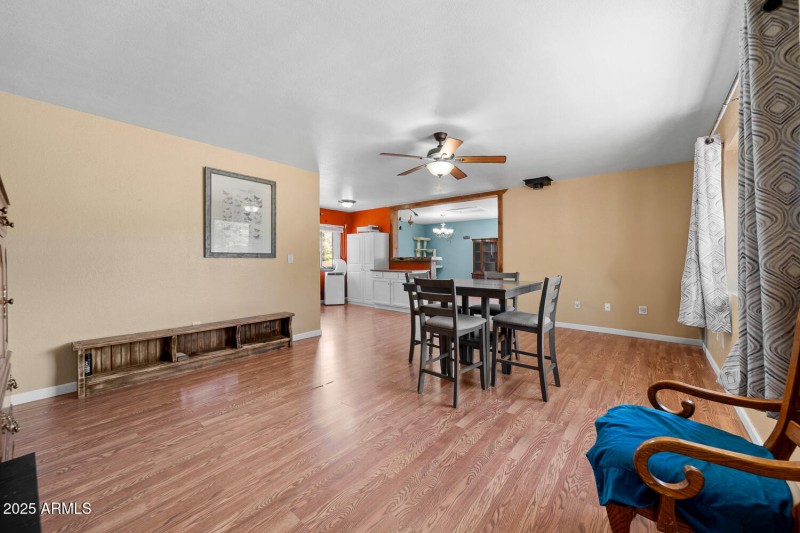 Front Room & Dining Area