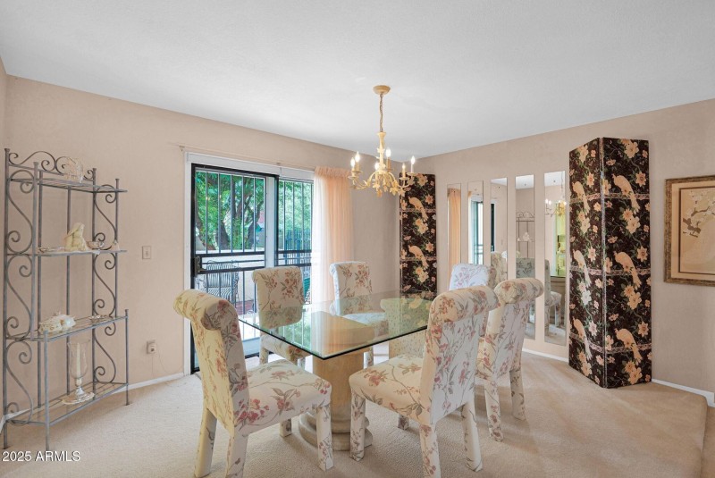 Dining Room access to Patio